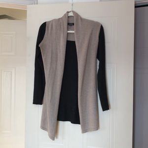 Le Chateau xs black and beige vest